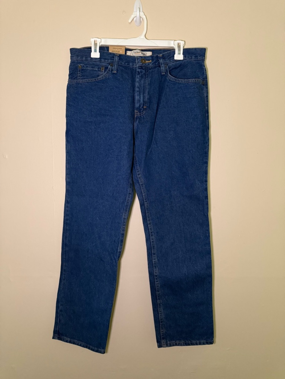 urban pipeline Dark Blue Relaxed Straight Jeans